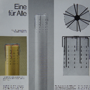 Eine für Alle, die 360° Rundum-Uhr